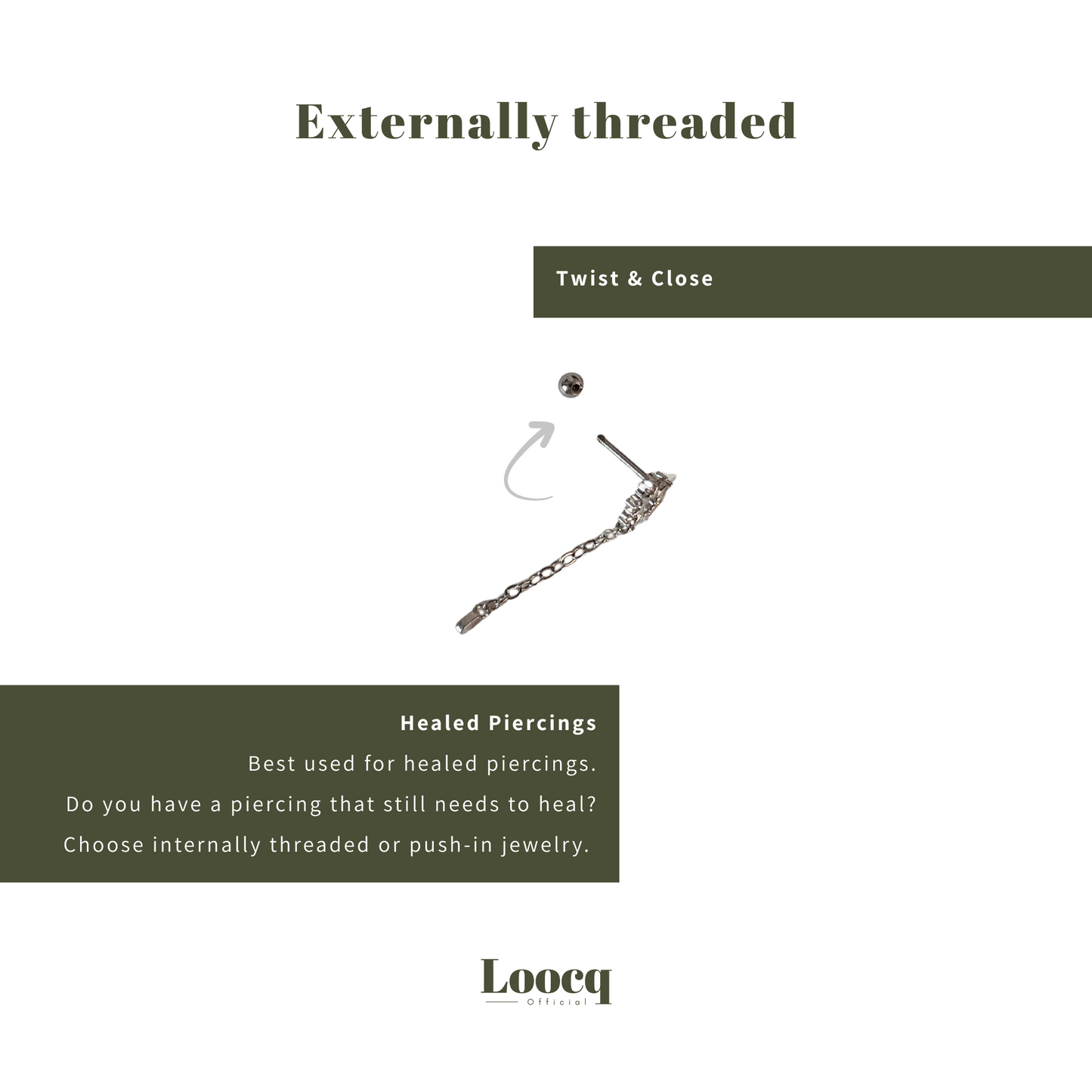 Vivid Flower Design CZ Stud - Gold