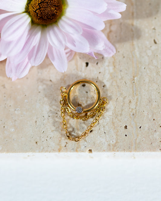 Lush Double Chain Clicker - Gold