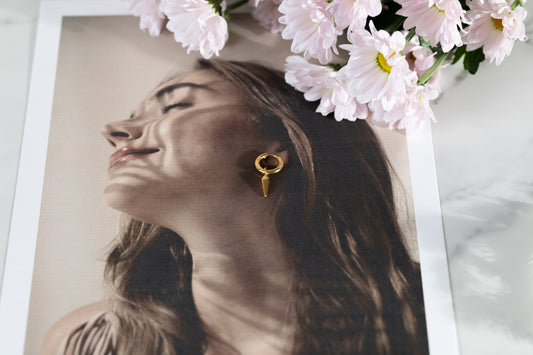 Faro Cone Hanger Huggies - Gold