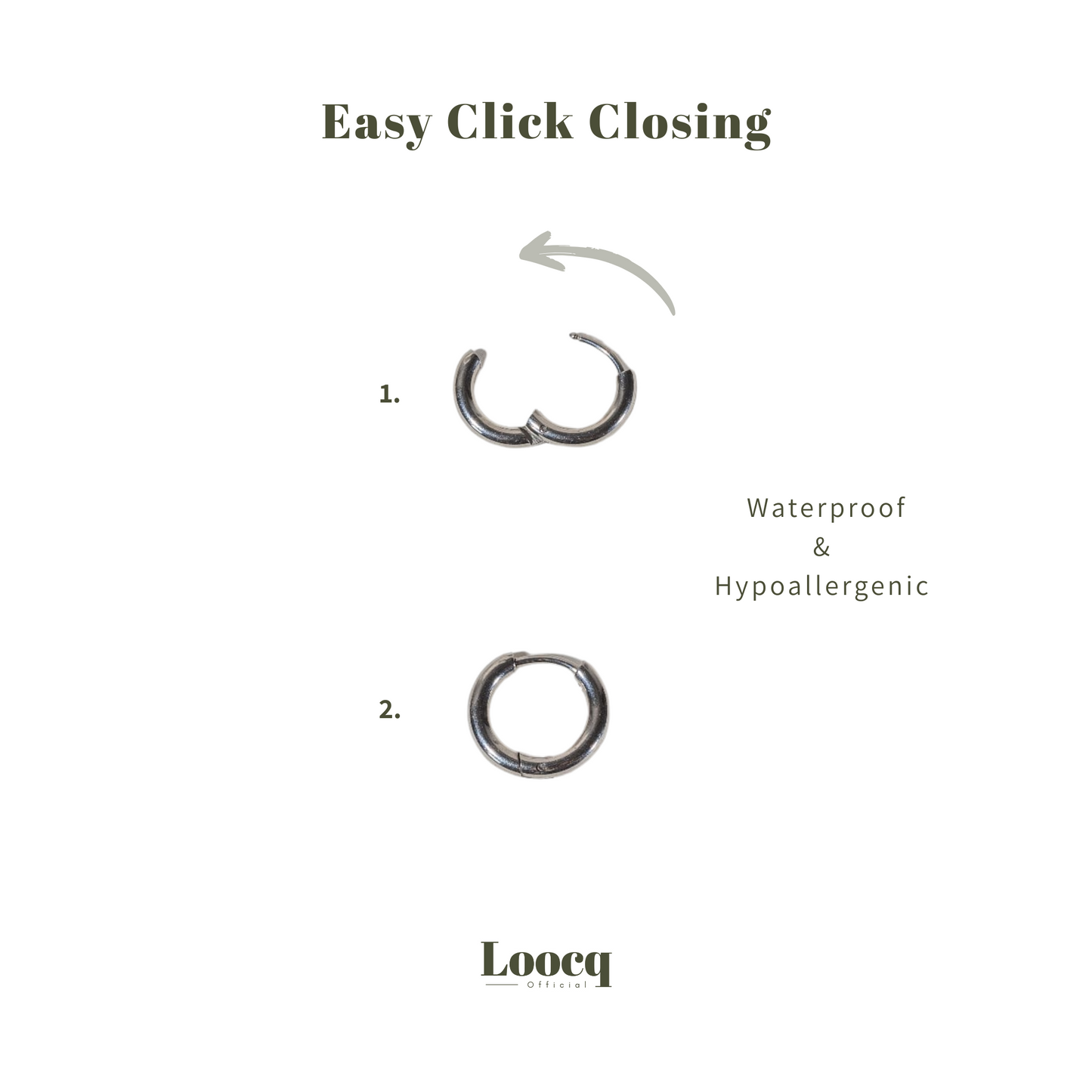 Como Chain Cone Huggie - Silver