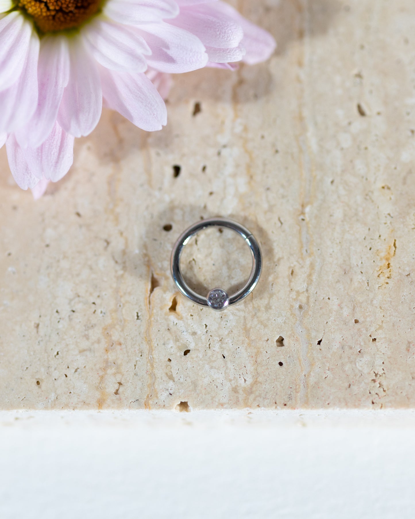 Dawn CZ Clicker - Silver