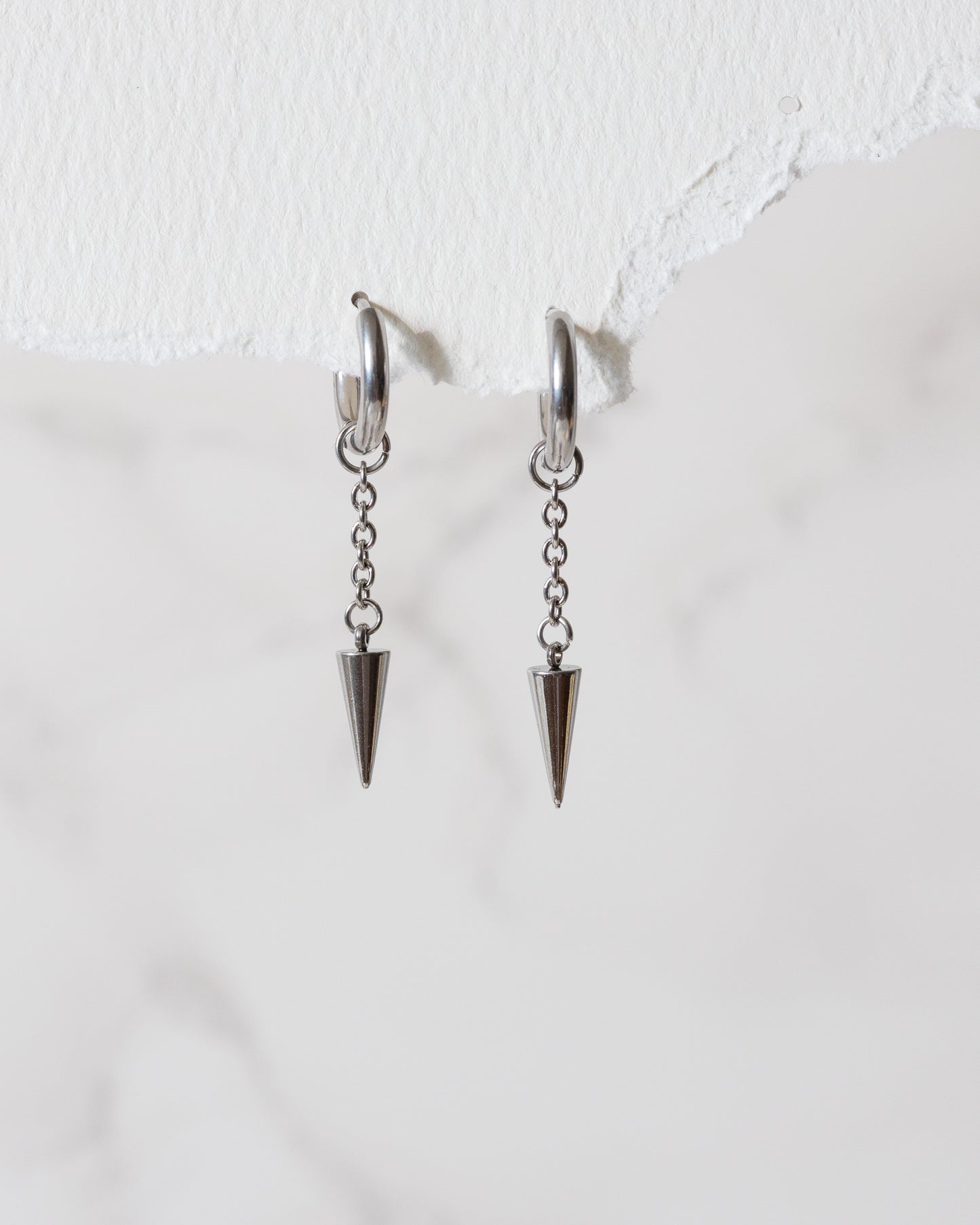 Como Chain Cone Huggie - Silver