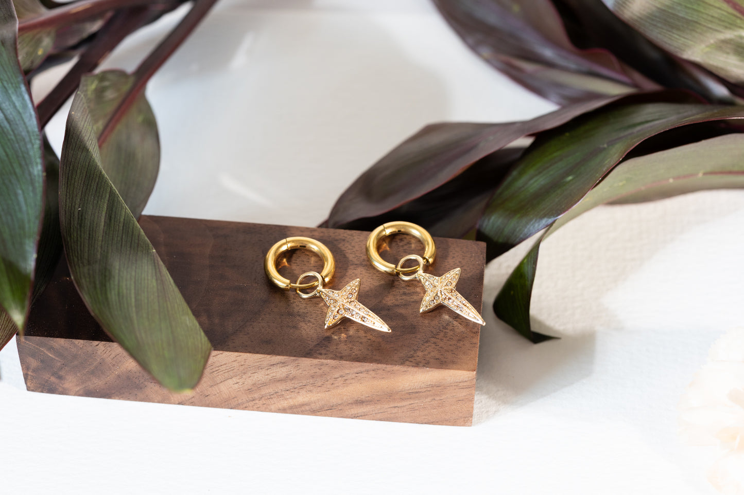 Cadiz CZ Modern Cross  - Gold